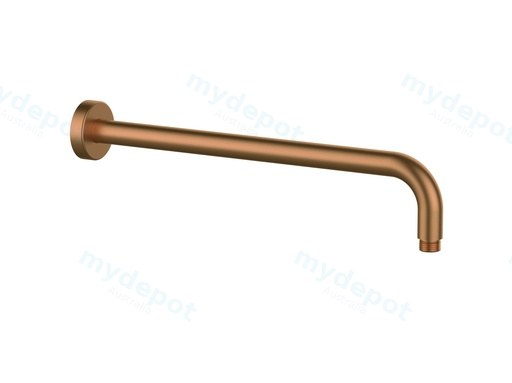 Round Shower Arm Brushed Bronze