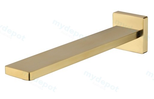 Ruki Bath Spout Brushed Gold Lead Free