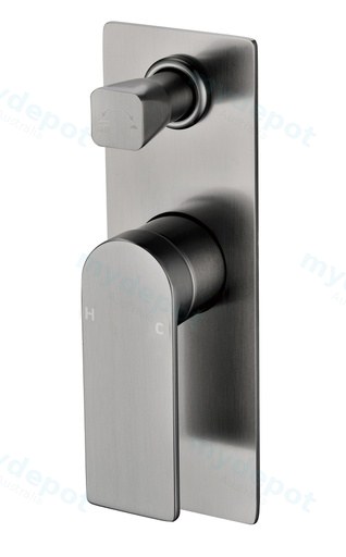 Ruki Gunmetal Wall Mixer With Diverter