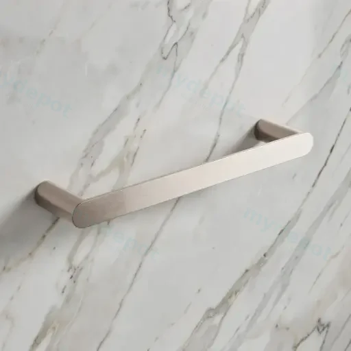 Rushy Brushed Nickel Towel Rail 300mm