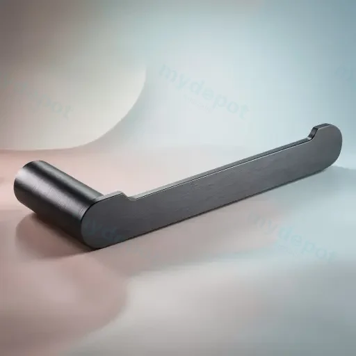 Rushy Gun Metal Grey Toilet Paper Holder