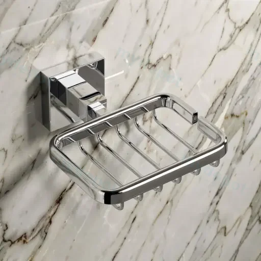 Sara Wire Soap Basket(Chrome)