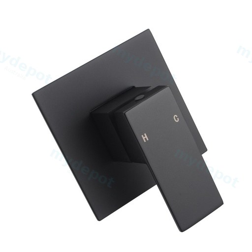 Sera Black Shower Wall Mixer