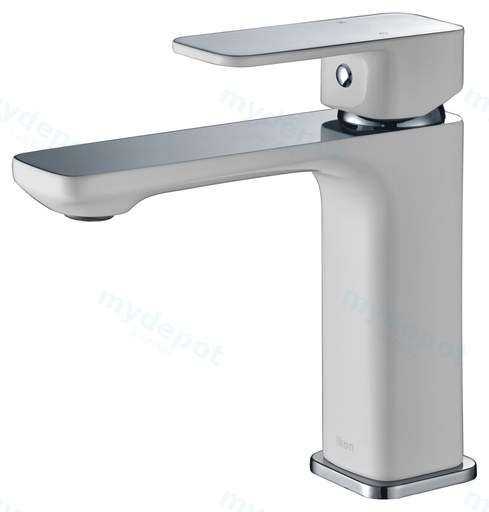Seto Basin Mixer (Chrome & White)