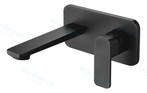 Seto Wall Basin Mixer Lead Free Matt Black