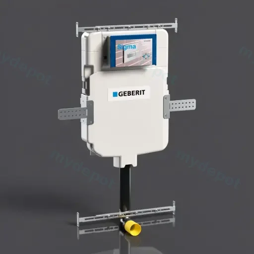 Sigma8 Front Flush Mechanical In Wall Concealed Cistern 4.5/3L