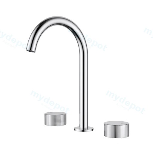 Soko 1/4 Turn C/D Basin Set Chrome