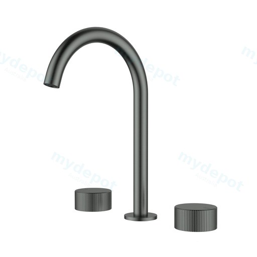 Soko 1/4 Turn C/D Basin Set Gun Metal