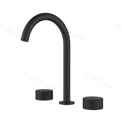 Soko 1/4 Turn C/D Basin Set Matt Black