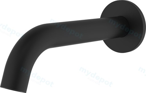 Soko Spout Matt Black,60mm Cover Plate Lead Free