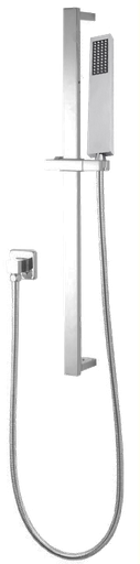 Square B Hand Shower Rail without Handheld Shower