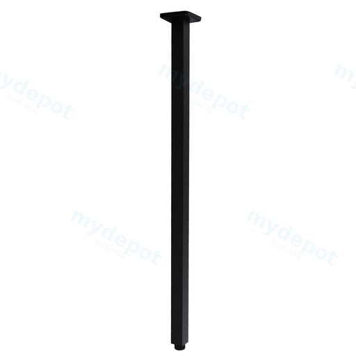 Square Black Ceiling Shower Arm 600mm