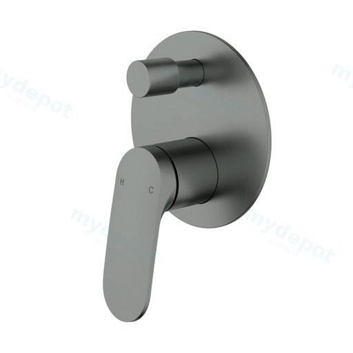Sulu II Wall Diverter Mixer Trim Kits Gun Metal