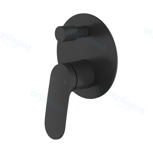 Sulu II Wall Diverter Mixer Trim Kits Matt Black