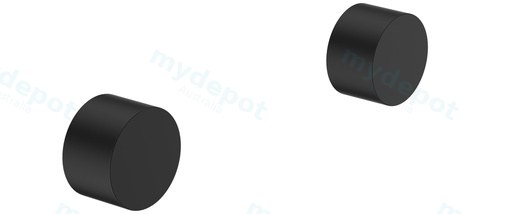 Tana 1/4 Turn C/D Wall Top Assembly Matte Black Lead Free
