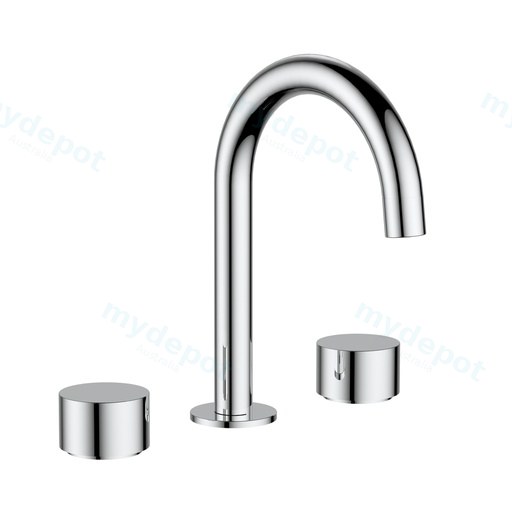 Tana 1/4 Turn C/D Basin Set Chrome Lead Free