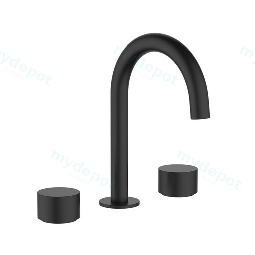 Tana 1/4 Turn C/D Basin Set Matte Black Lead Free