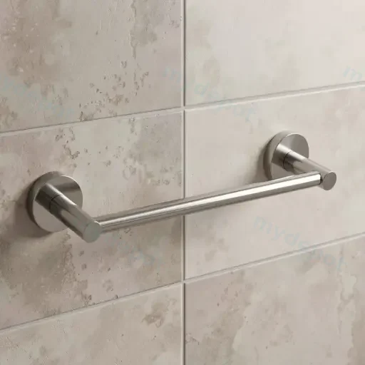 Otus Single Towel Rail 350mm(Brushed Nickel)