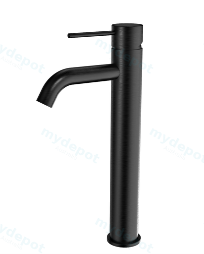 Tower Basin Mixer Brushed Gun Mental