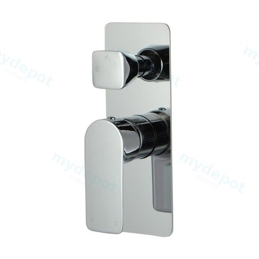 Vog Solid Brass Chrome Bath/Shower Wall Mixer with Diverter Wall Mounted(color up)