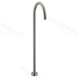 Yale  Round Floor-Mounted Bath Spout Brushed Nickel