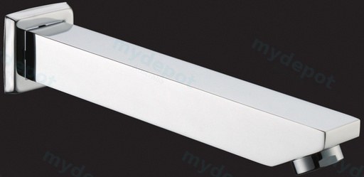 Yale Square Bath Spout 200mm(Chrome)