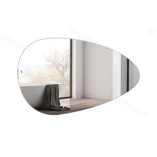 800x550mm Pebble Shape Backlit LED Mirror