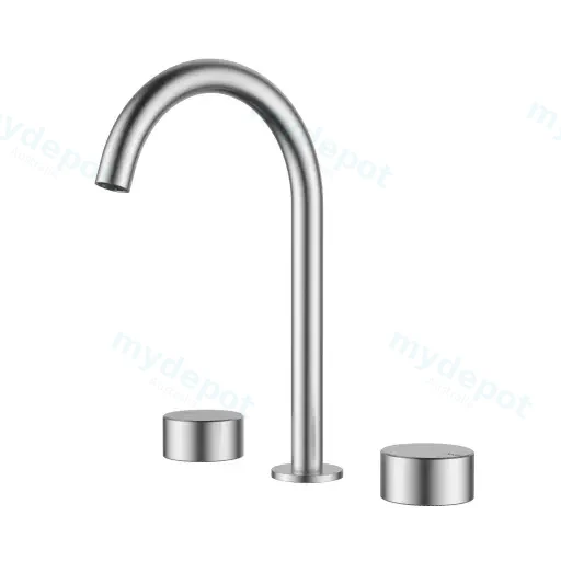 Hali 1/4 Turn C/D Basin Set Brushed Nickel