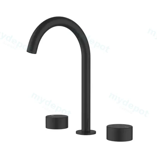Hali 1/4 Turn C/D Basin Set Matt Black
