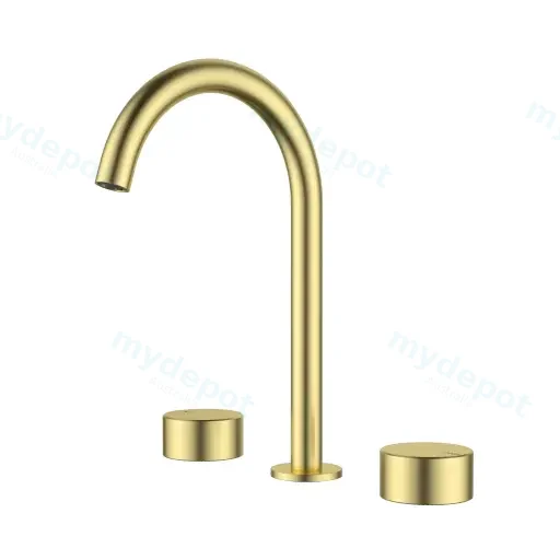Hali 1/4 Turn C/D Basin Set Brushed Gold