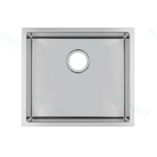 (C-510)Round Corner Chrome Stainless Steel Handmade Single Bowl Kitchen Sink 510*450*230mm