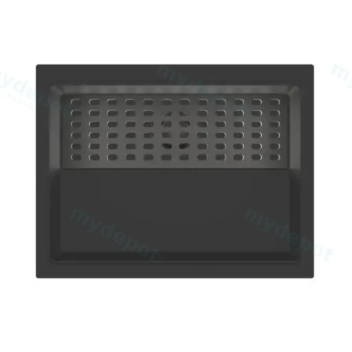 Black Carysil Harmony Big Bowl Granite Single Bowl Stone Kitchen Sink 610*457*253mm(With Bottom Grid & Colander)