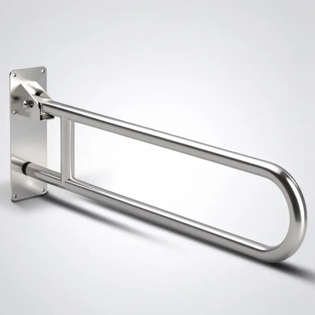 [55700] 100mmWX300mmHmm Bradley Australia MapS Drop Down Satin SS Grab Rail