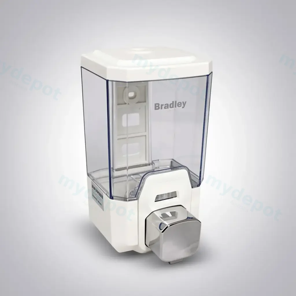 113X200HX120mm Bradley Australia Map ABS Foam Soap White Dispenser