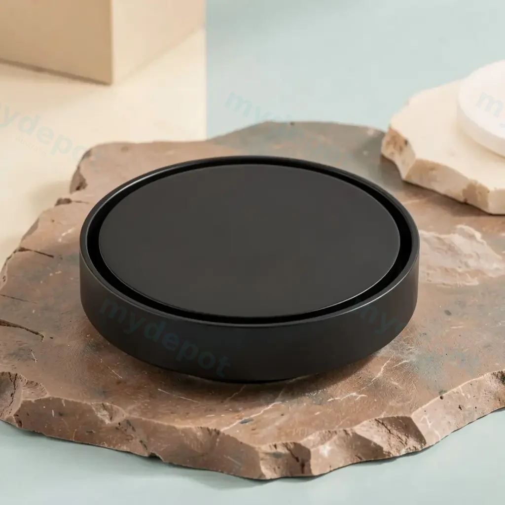 [55854] 115X115mm Black Round Tile Insert Floor Drain(88mm)