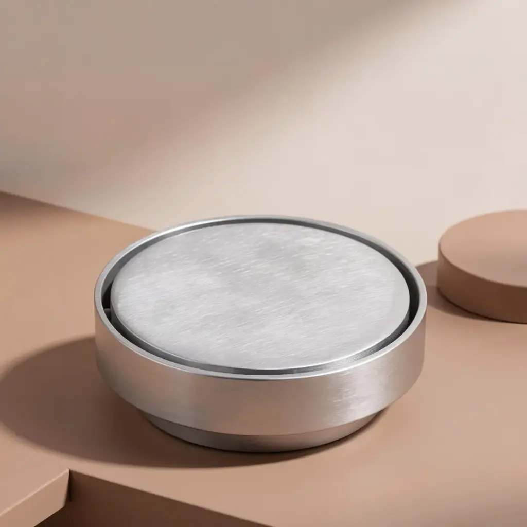 115X115mm Brushed Chrome Round Tile Insert Floor Drain(88mm)