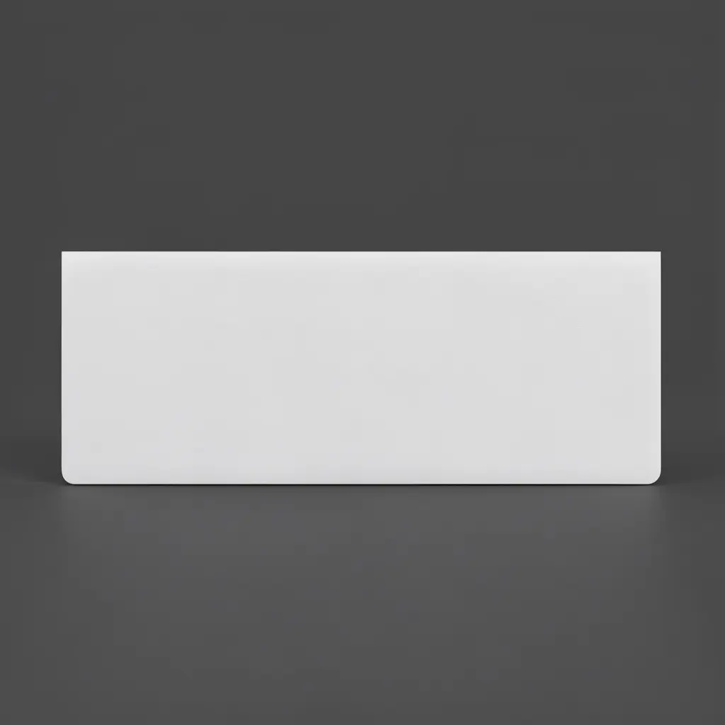 [90209/MW1246ST] 1200x465x15mm Matte White Sintered Stone Top Benchtop