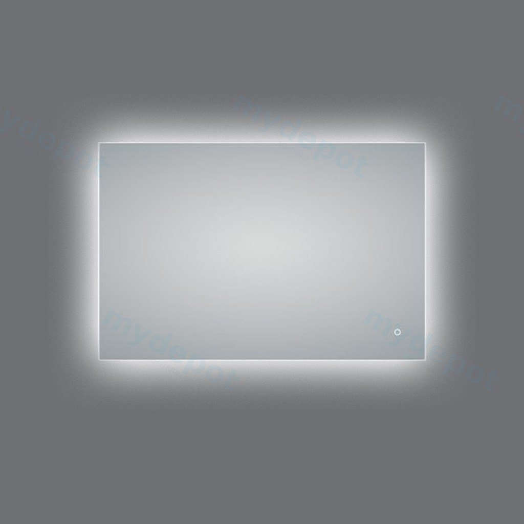 [41223] 1200*800mm Sharpe Edgd 3 Color Lighting Backlit LED Mirror Touch Sensor Switch Defogger Pad Wall Mounted Vertical or Horizontal