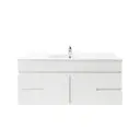 1200mm Wall Hung Bathroom Vanity Cabinet Only PVC Gloss White