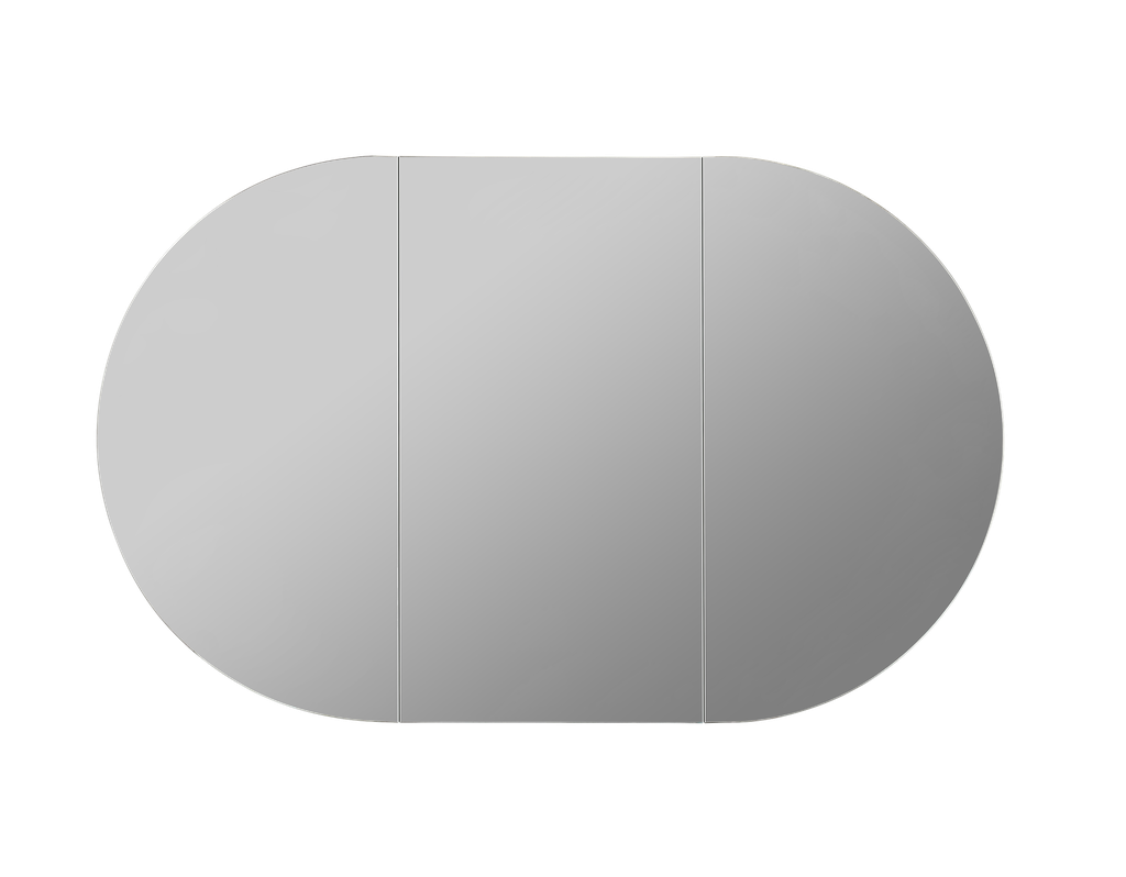 [55966] 1200X750X150mm Matte White Allison Pill Shaving Cabinet