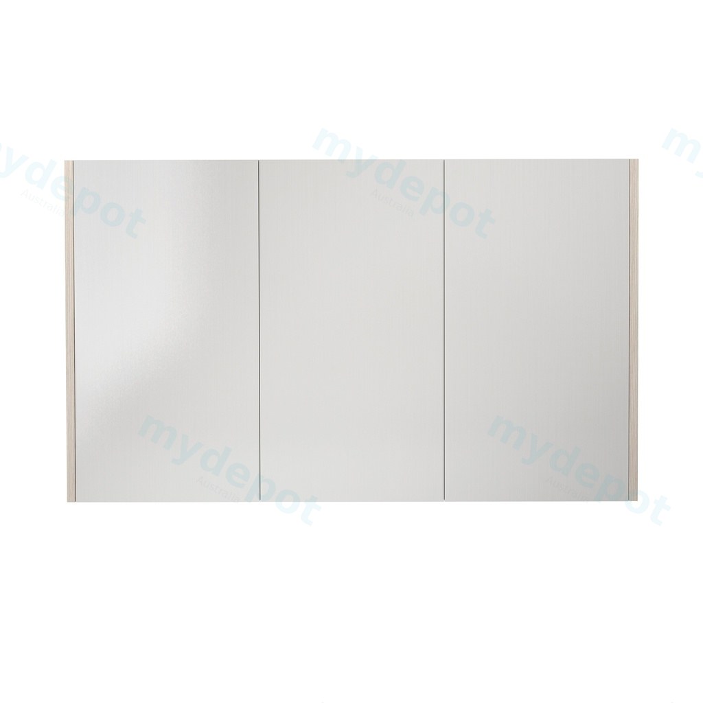 1200×720×150mm Coastal Oak Camden Pencil Edge Shaving Cabinet