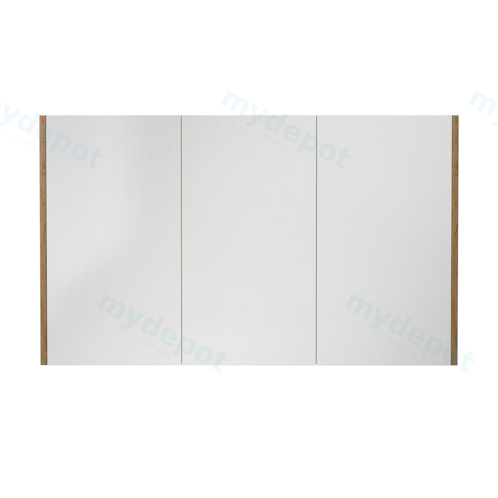 1200×720×150mm Prime Oak Camden Pencil Edge Shaving Cabinet