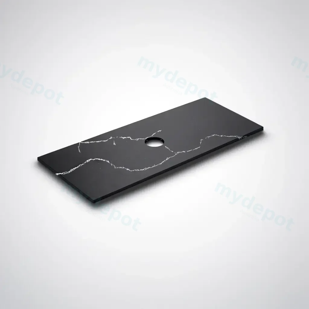 [56318] 1205X465X12mm Calacatta Night Solid Surface Stone Top