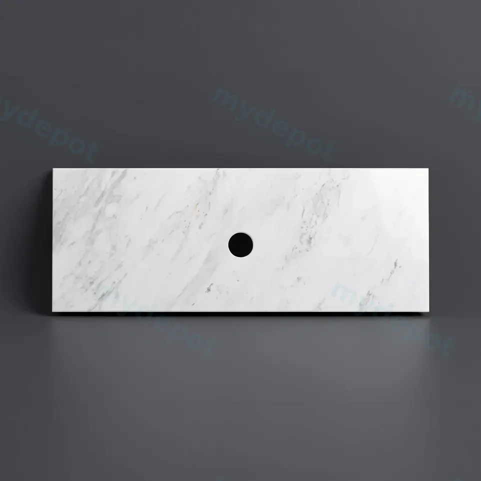 1205X465X18mm Carrara White Marble Stone Top