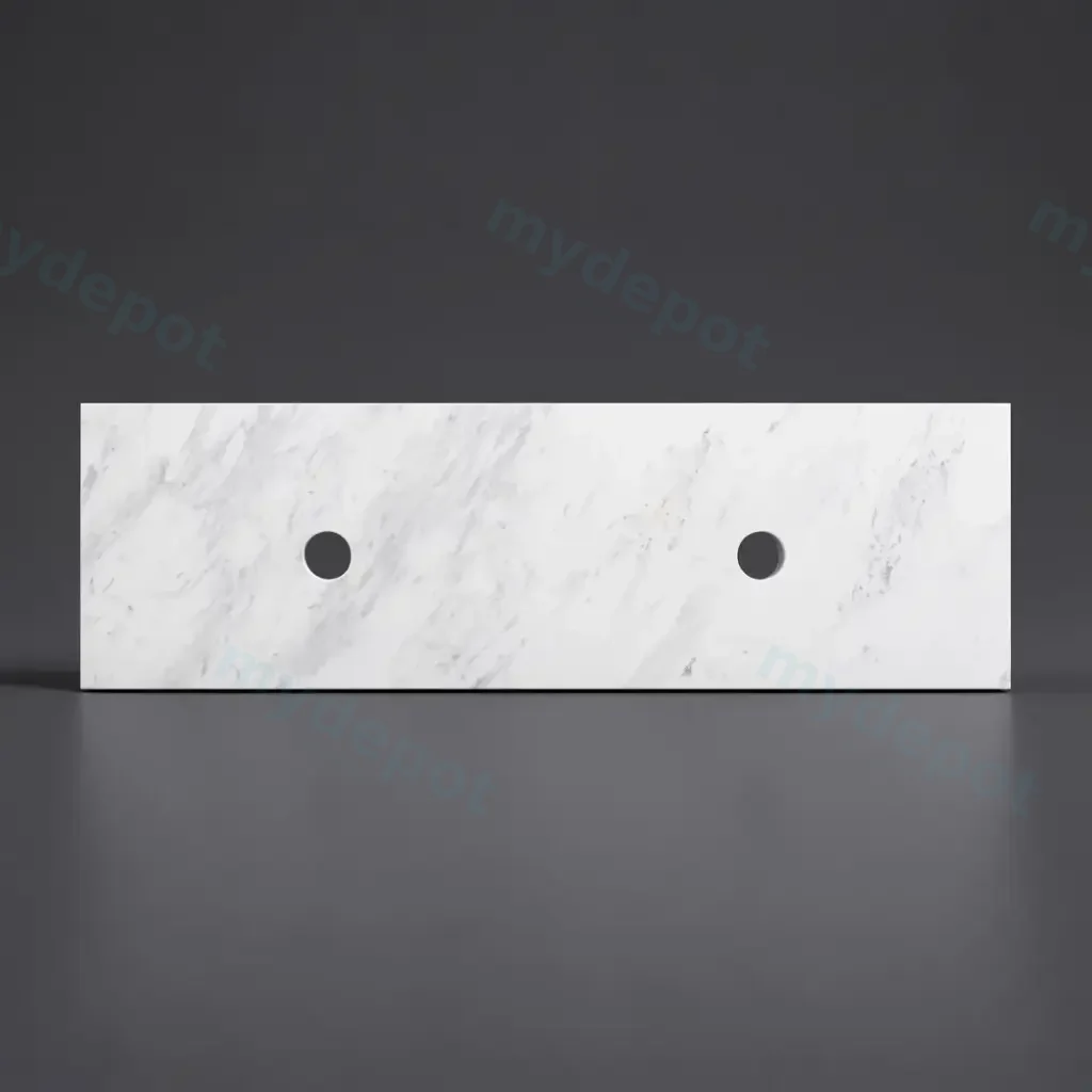 1205X465X18mm Carrara White Marble Stone Top