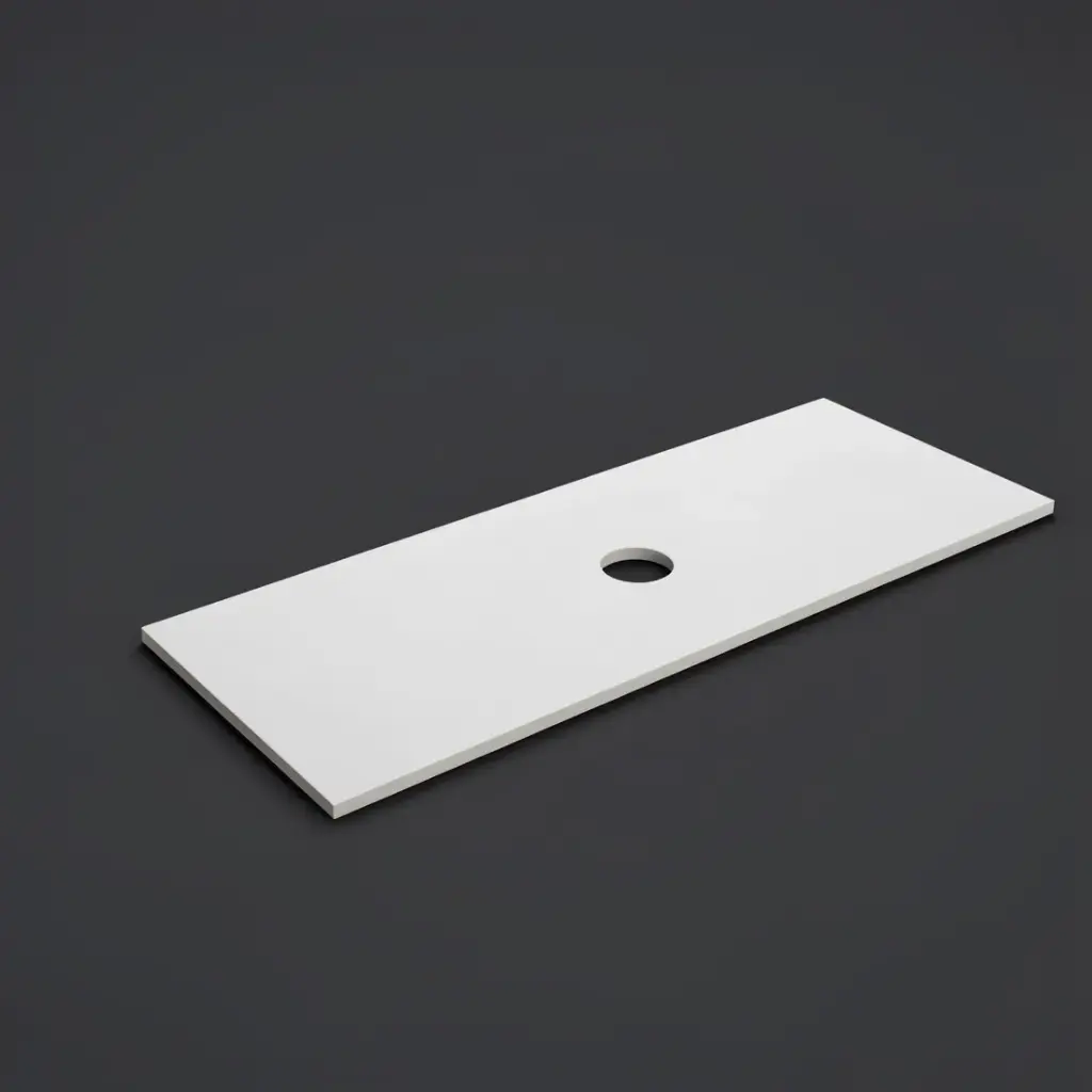 [56408] 1205X465X20mm Blanco White(WG034) Zero Silica Engineer Stone Top