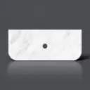 1205X505X18mm Carrara White Marble Curve Stone Top