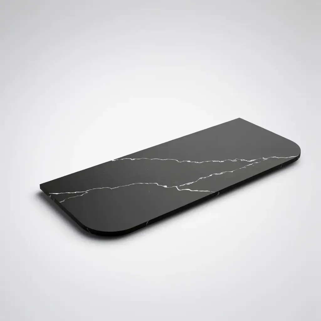 [56391] 1205X505X20mm Calacatta Night (WG485)Zero Silica Engineer Curve Stone Top