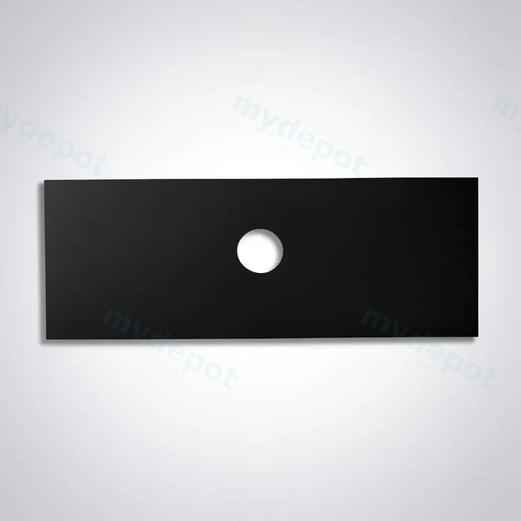 [50685] 1205x465x15mm Balck Zero Silica Quartz Square Corner Stone Top