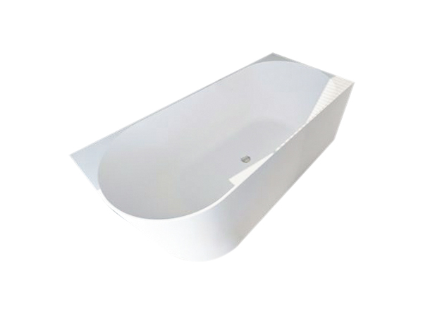 [50179] 1400*750*590mm Nova Right Hand Corner Gloss White Bathtub